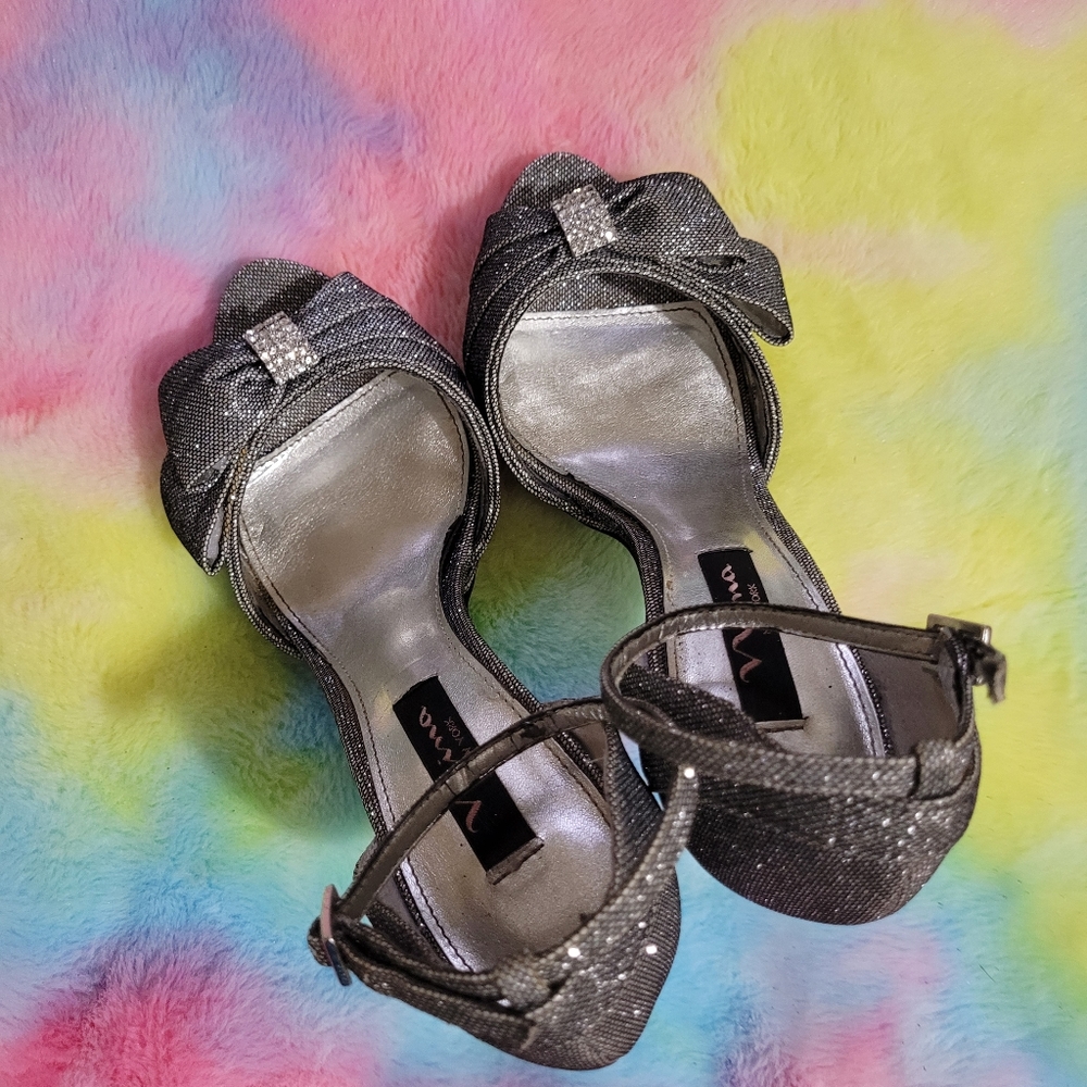Nina sparkly bow heels - Picture 3 of 14